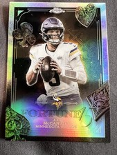 2025 Topps Chrome Football- JJ McCarthy Fortune 15 Refractor F15-18