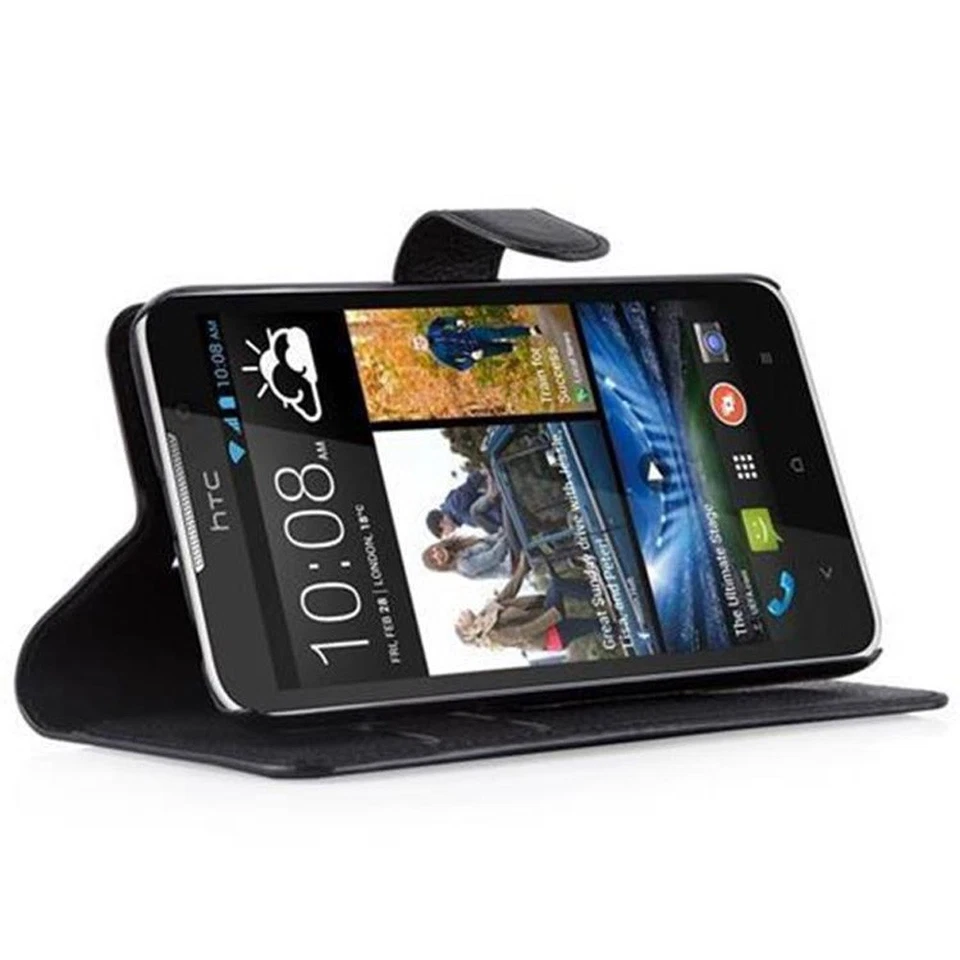 Custodia per HTC Desire 316 / 516 Portafoglio Protettiva Magnetica Libro Cover - Immagine 2 di 4