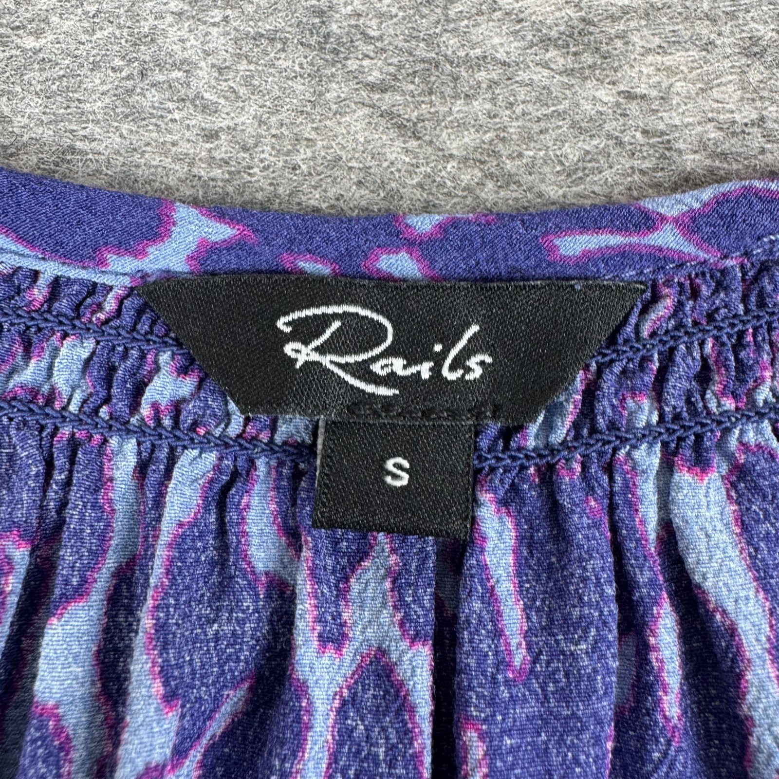 Rails Mariah Static Leopard Button Front Blouse R… - image 3