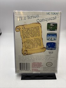The Krion Conquest Nintendo NES in Box RARE Vic Tokai 1990 NTSC USA Tested