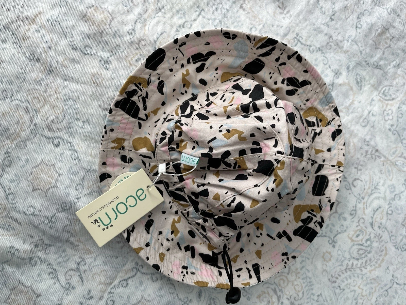 Acorn, Baby Hat, Terrazzo Floppy Hat Multicolor Size S/9-18 Mths,