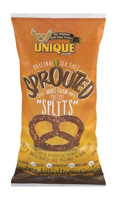 Unique Pretzels - Sprouted Splits Pretzels, Homestyle Baked, Certified OU Kosher