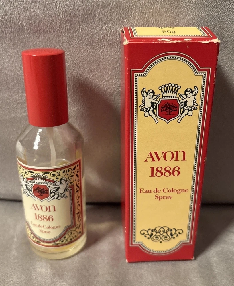 Avon 1886 Eau de Cologne Spray, Vintage, Original Verpackung,  Retro Duft, 50g