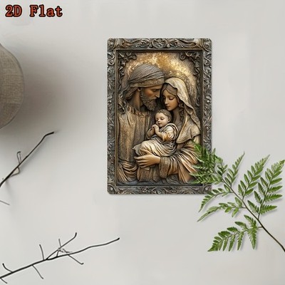 2D Flat, Tin Metal Signs Home Décor Chicken Room Funny Iron Vintage Bedroom Door