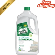 Quick Shine Multi Surface Floor Finish 64oz | Cleaner & Polish use on