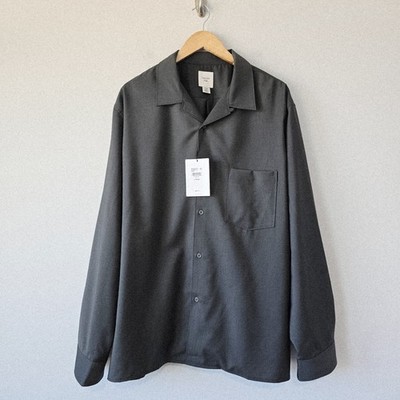 Calvin Klein Shirt Mens XL Gray Wool Long Sleeve Button Up NWT
