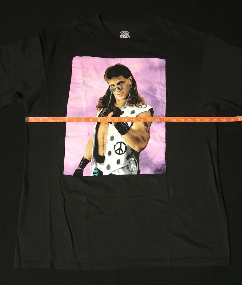Camiseta Rosa Lucha Libre Ripple Junction WWE WWF Shawn Michaels HBK Legends DX XL Foto 3 de 4