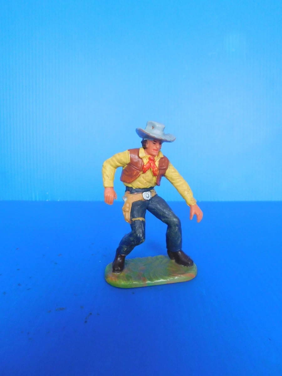 Maquette Elastolin Camp Sioux - Figurines Indiennes échelle 1/24 - Allemagne Vintage