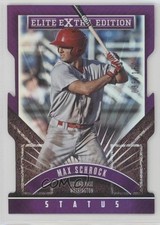 2015 Panini Elite Extra Edition Status Purple Die-Cut /150 Max Schrock #114 0r4