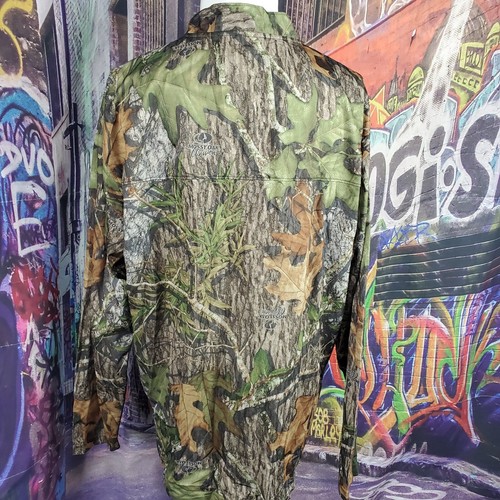 REDHEAD MOSSY OAK Break-up Camo 1/4 ZIp Mesh Hunting Pullover Size XL (A20) - Picture 10 of 12