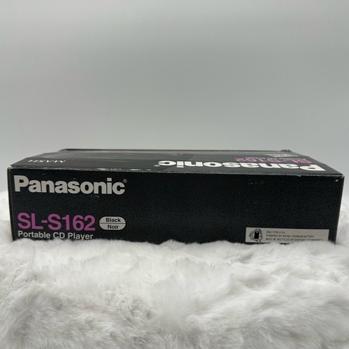 Reproductor de CD portátil compacto Panasonic MASH SL-S162 con cable de alimentación probado funcionando - Imagen 3 de 24