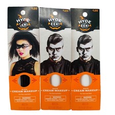 2 white 1 black face paint Halloween, Halloween decoration, for costumes