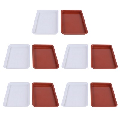 10pcs Topf Untertasse Pflanzer Bahn Blumentopf Wasser Platte