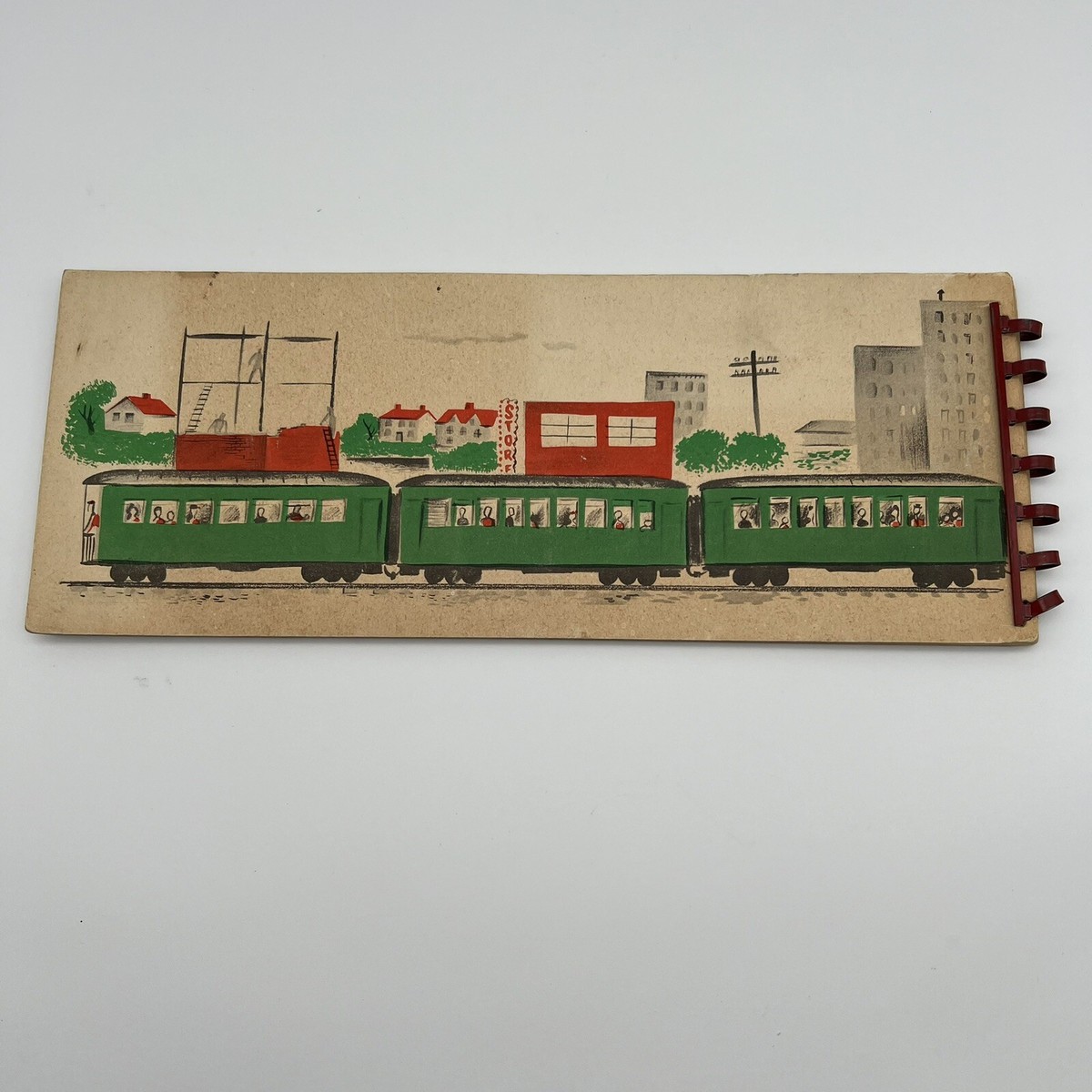 The Train Book - Vintage Children's Book Explaining Train Travel