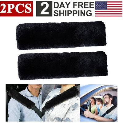 Seatbelt Cover OGLAND Pack Big Plush Soft Wool