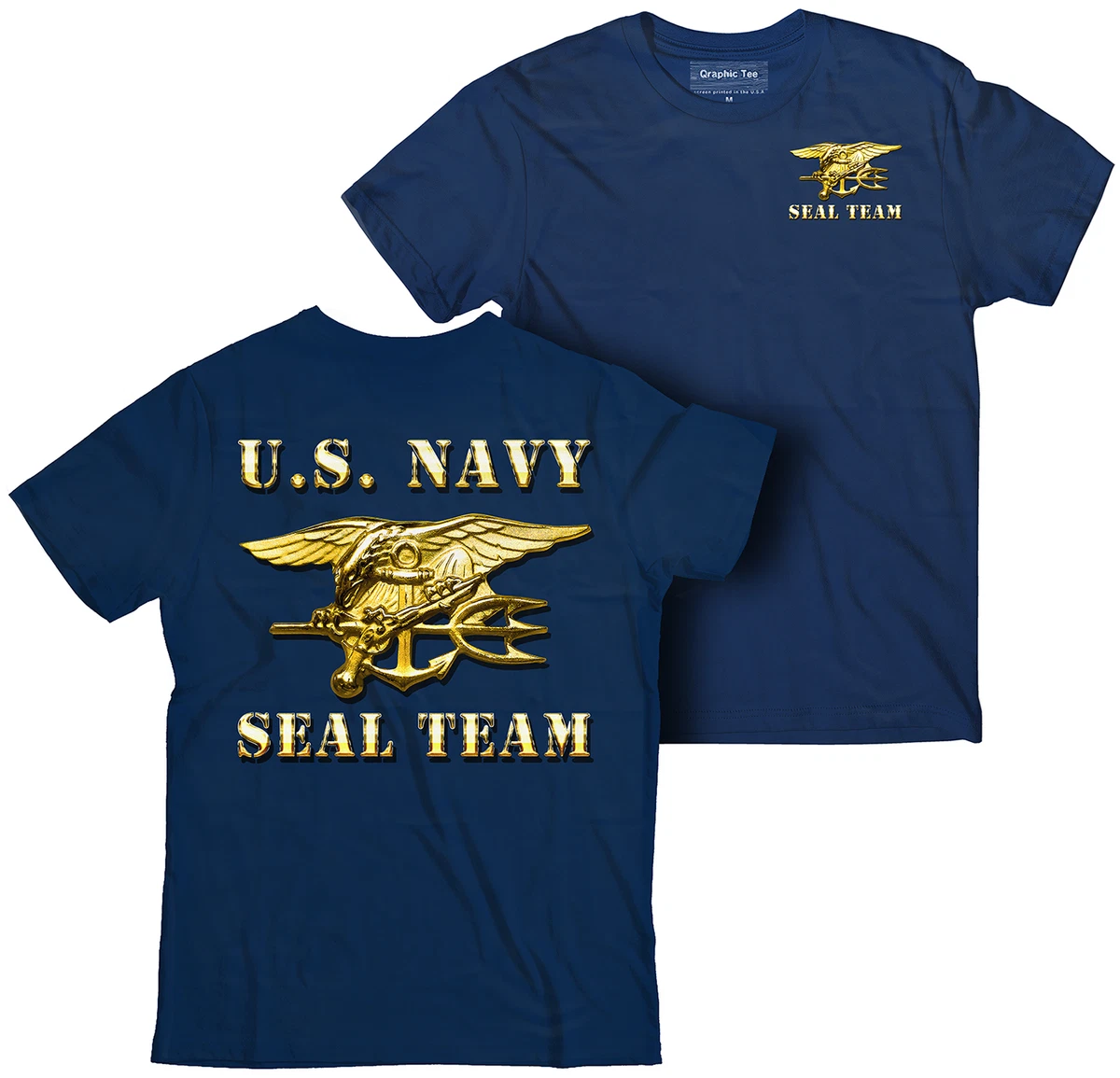 U.S. Navy Seal USN Seal Team Military t-shirt, Veteran Tee | eBay