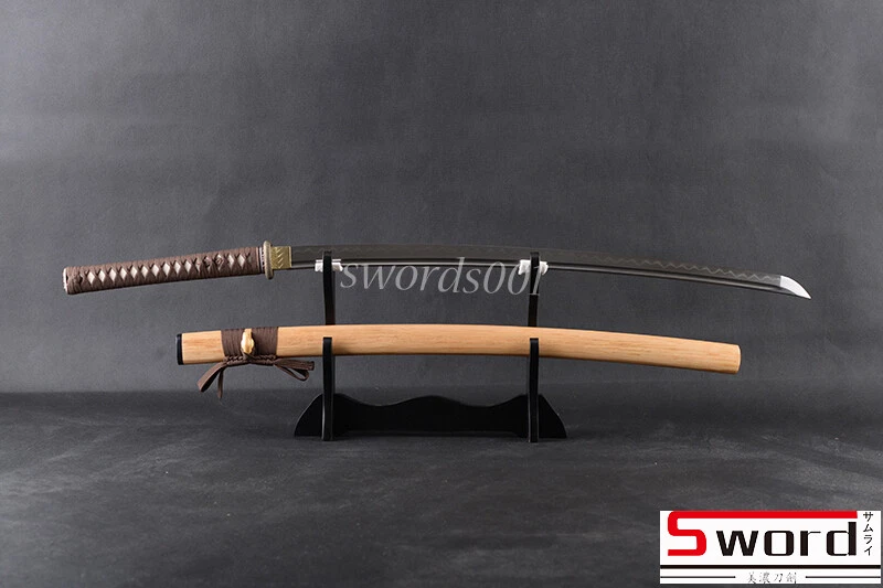 1095 Carbon Steel Japanese Samurai Katana Clay Tempered Sword Sharp Blade - Image 3 of 4