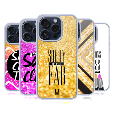 HEAD CASE DESIGNS GLITZERND LIFESTYLE GEL HANDYHÜLLE FÜR APPLE iPHONE HANDYS