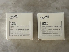 Le Labo Hinoki Soap Lot of 2 - each 20g / 0.7oz bars Travel Size - NEW