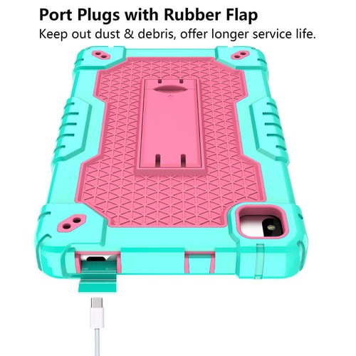 Funda para FOXX P8 8 pulgadas híbrida a prueba de golpes estuche incorporado soporte correa para el hombro - Imagen 113 de 154