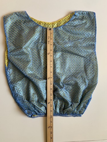 New 12 Reversable Youth Scrimmage Vest Blue/Yellow - Picture 4 of 12