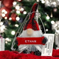 Ganz Gnome ETHAN Christmas Ornament New