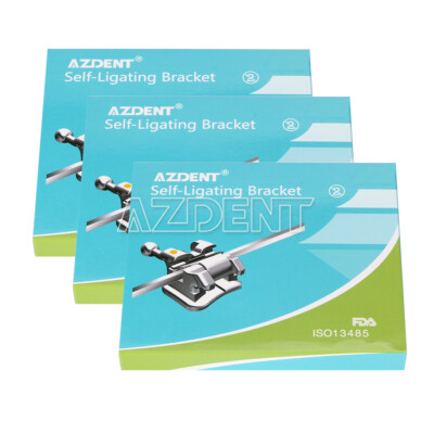 3 X Dental Orthodontic Active Self-ligating Bracket Braces Roth.022 Hooks 3-4-5