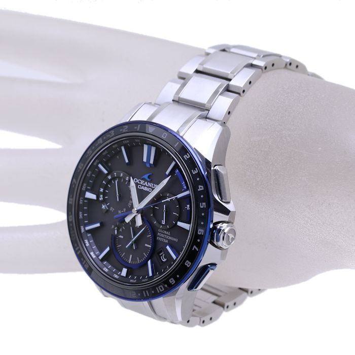 CASIO Oceanus OCW-G1200-1AJF GPS Solar 6N02FB G21A319F 105.3g 