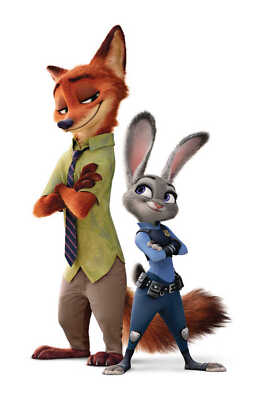 Zootopia #1 Cover O 1:20 Variant Edition Movie Characters Virgin