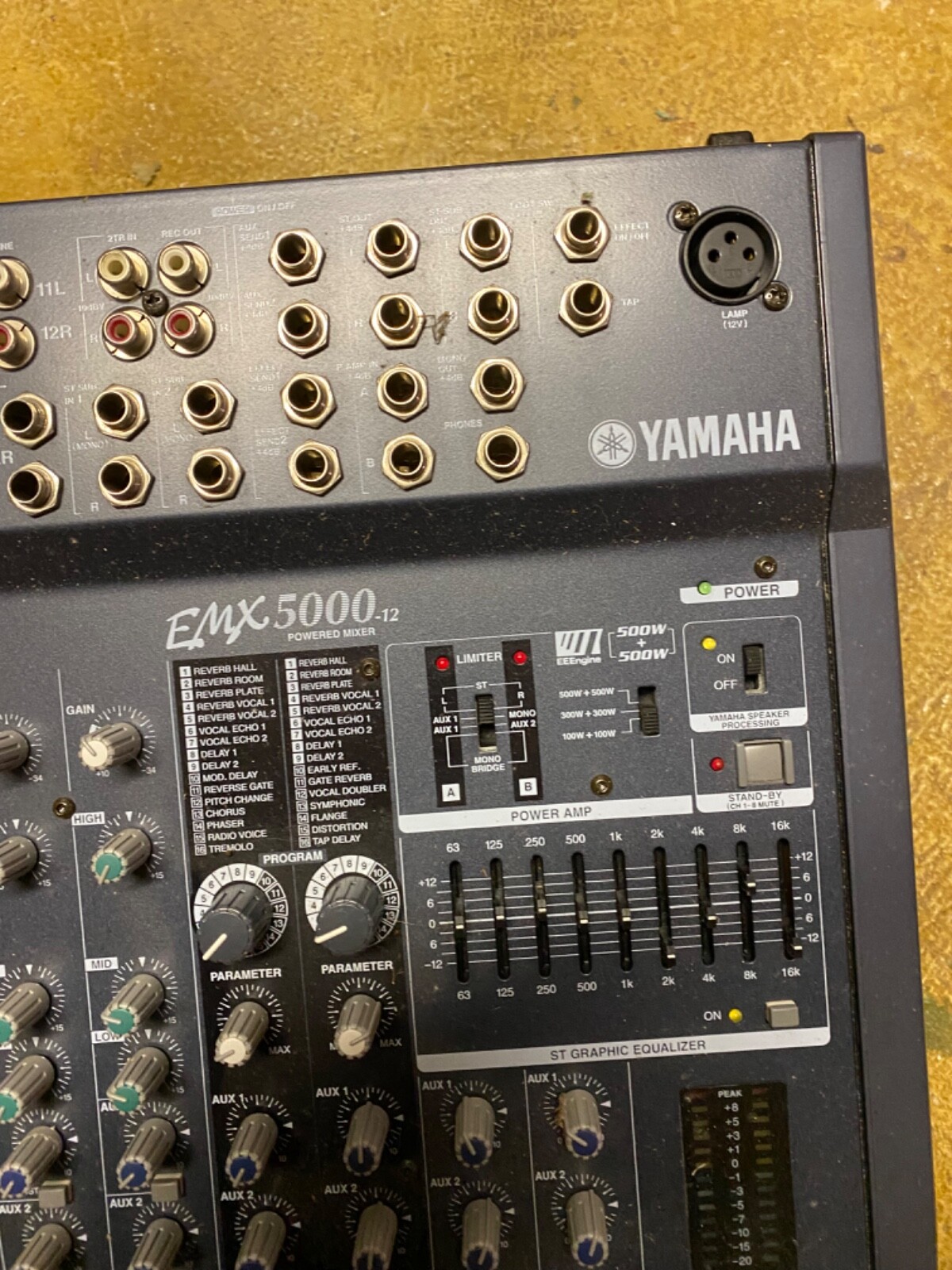 Yamaha EMX 500012 Channel Powered Mixer eBay