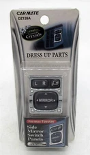 Carmate DZ139A Dress Up Parts Side Mirror Switch Panel Chrome