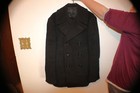 VINTAGE VIETNAM ERA  U.S.  NAVY  P COAT GREAT SHAPE — photo 1