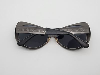 Versace Mod. X99/P Col. 89M Gunmetal Frame Green Mirror Lens Sunglasses w/ Case Versace Mod. X99/P Col. 89M Gunmetal Frame Green Mirror Lens  main image 3