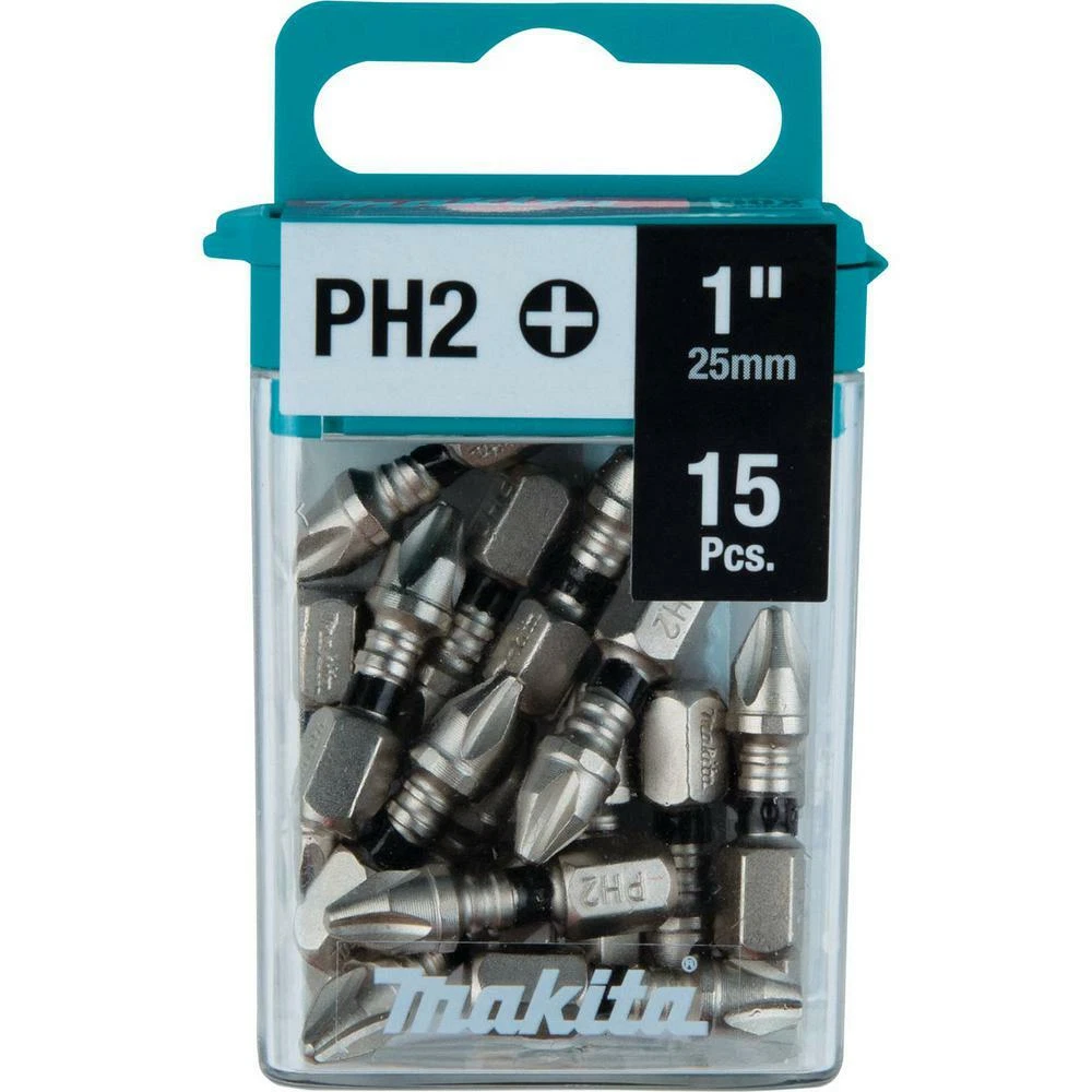Makita Impact Driver Insert Bit 2 Phillips Bits Set Hex Shank 1