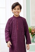 Indian Ethnic Kids Wear Embroidered Ramadan Wear Kurta Payjama Dress From India