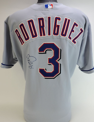 Alex Rodriguez Autographed Signed Texas Rangers Rawlings Authentic Jersey  (JSA)