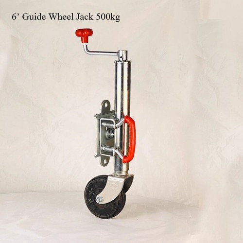 8 Inch Top Rocking Trailer Jack Guide Wheel Outrigger Trailer Accessories - Picture 14 of 14