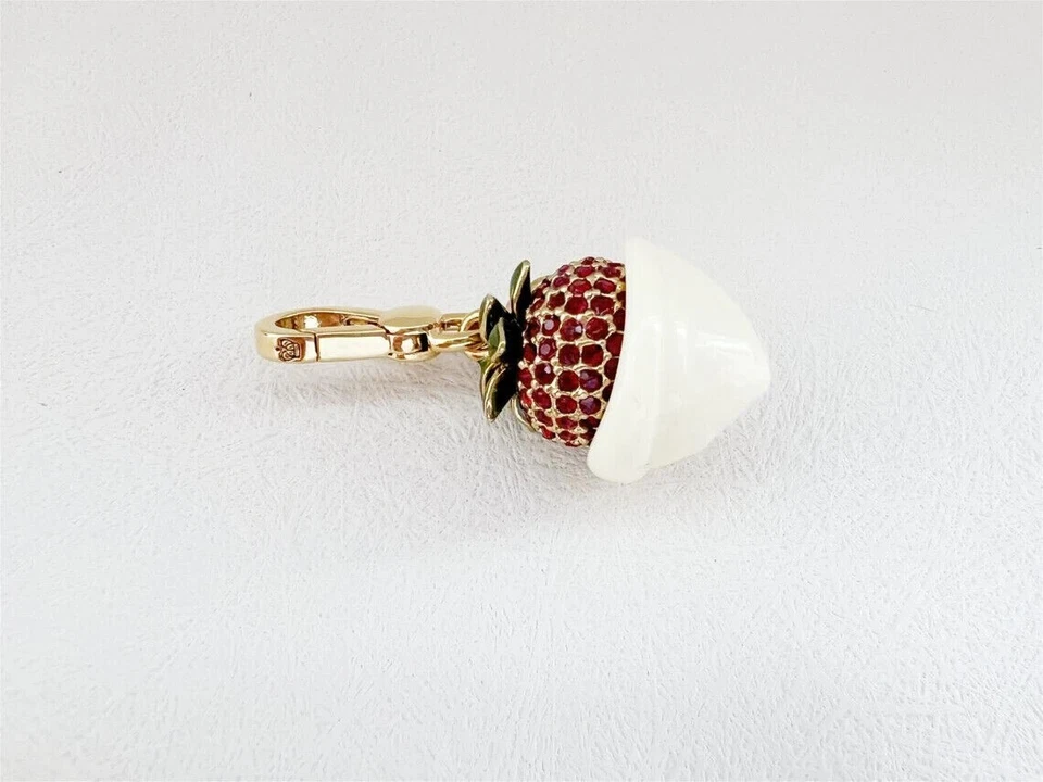 Juicy Couture золотистый оборудование клубника и крем подвеска новый в коробке ~ YJRU4676 - Изображение 4 из 4