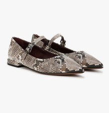 Brand New Franco Sarto Nalin pointed ballet flats 6.5 faux snake skin
