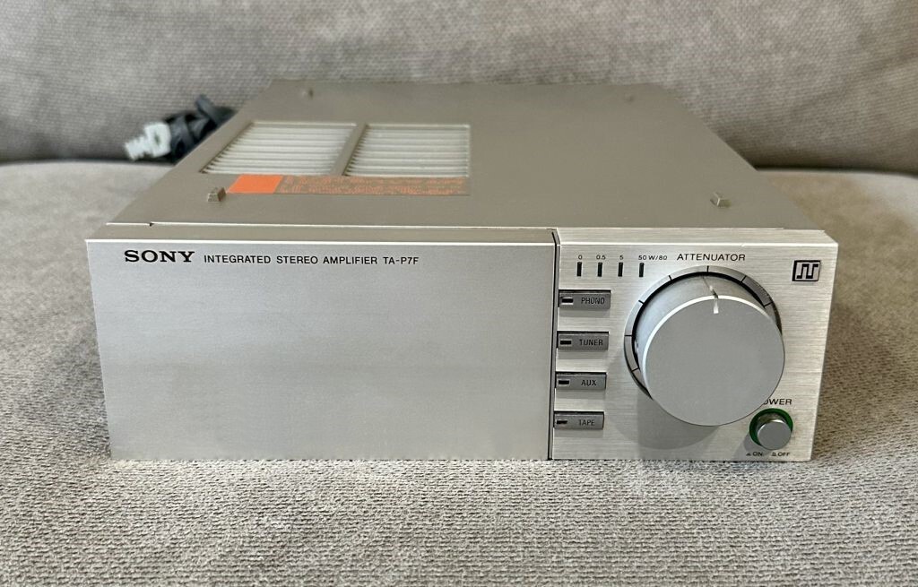 SONY インテグレート　ステレオ　アンプ　TA·P7F Sony TA-P7F Integrated Stereo Amplifier Amp - Rare & Vintage