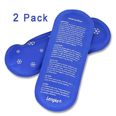 Ice Packs for Insulin Cooler Travel Case for Diabetic Insulin Cooler Case-2 Pack