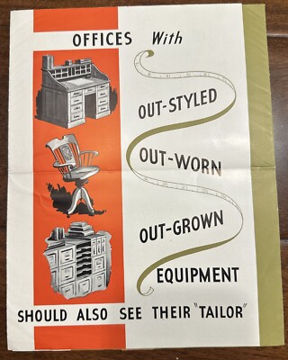 Vintage GENERAL FIREPROOFING CO Metal Business Equipment Brochure