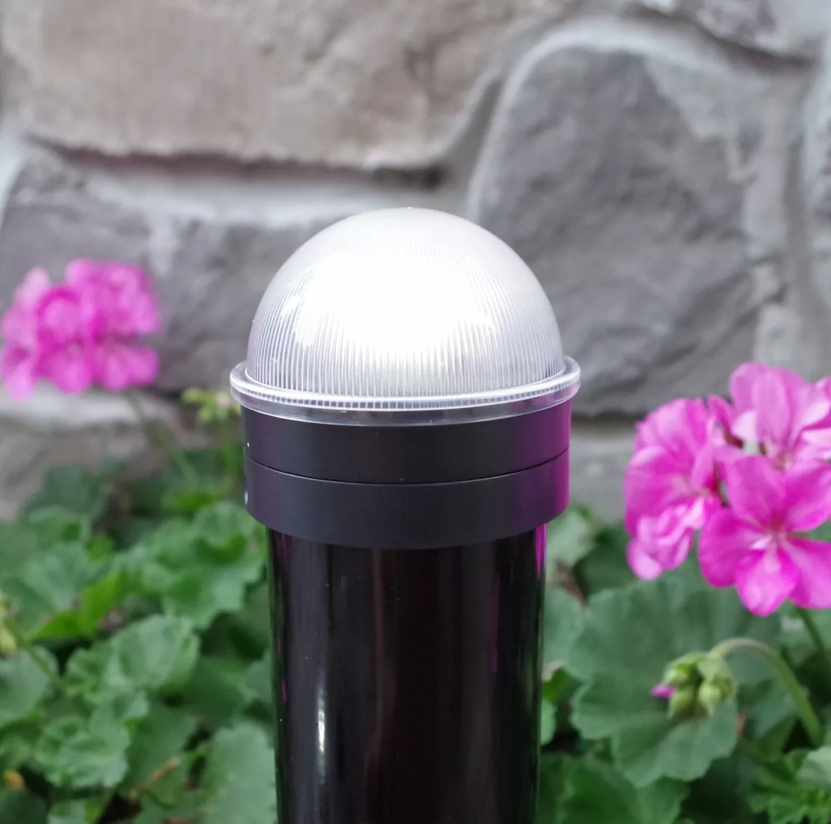 Chain link fence post cap light online