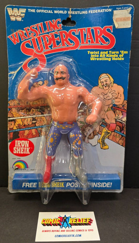 Vintage LJN (1985) WWF Wrestling Superstars Iron S...