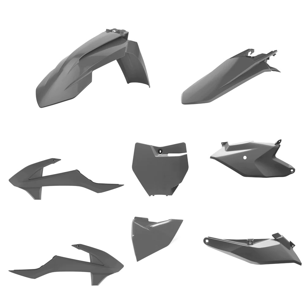 Polisport Grey Plastics Kit With Airbox Covers - Ktm Sx85 2018-2024 - Nardo - Image 3