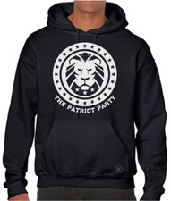 The Patriot Party Hoodie  MAGA  USA Time to Rise Hooded Sweat Shirt