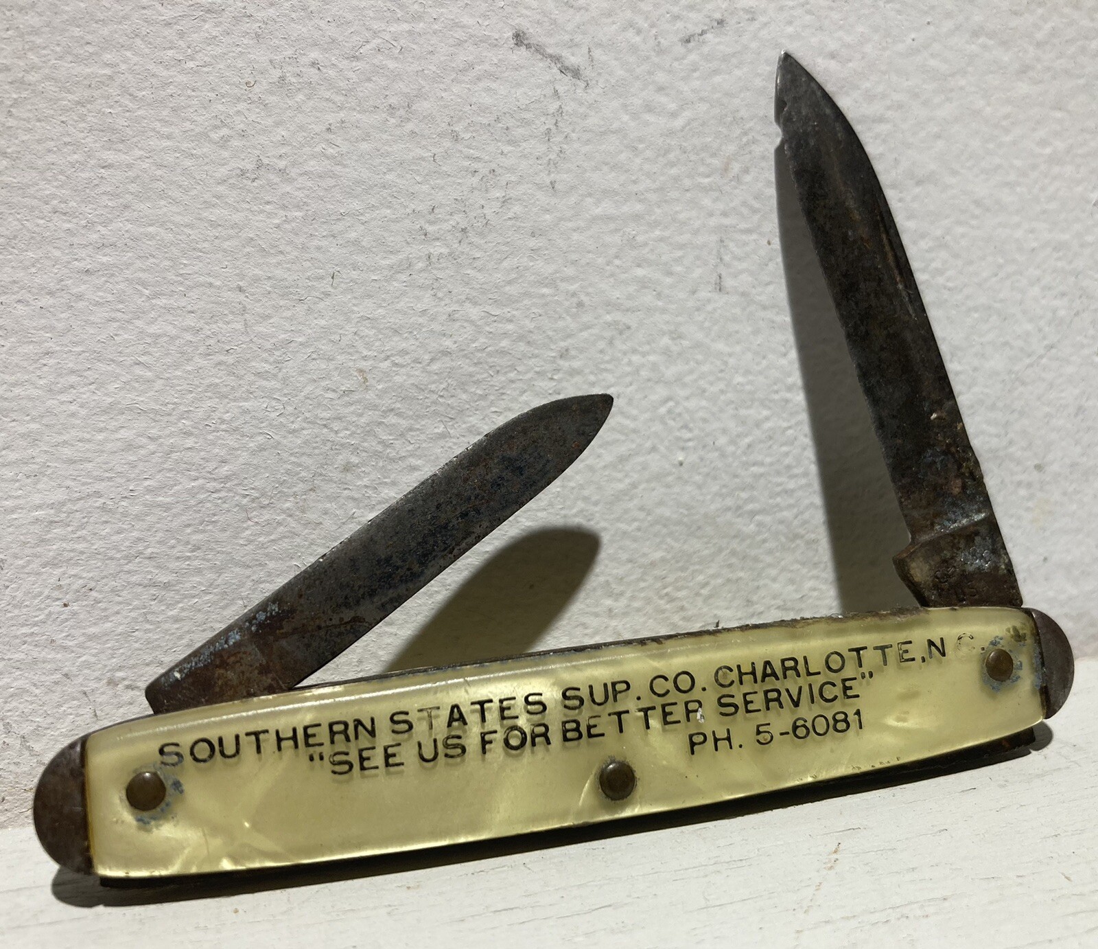 Vintage 1940s 1950s Southern States Charlotte North Carolina Pocket