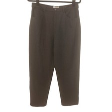 Talbots Petites Stretch Classic Career Pants Grey Straight Leg Trousers Size 10