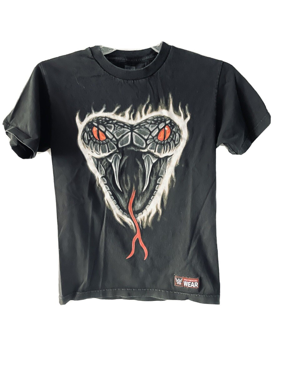 WWE Randy Orton RKO Snake Wrestling T-shirt Black Mens Size