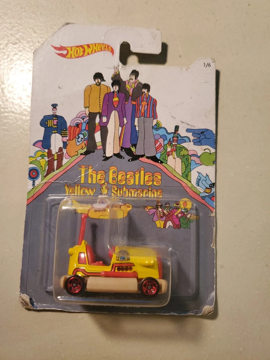 Hot Wheels The Beatles Yellow Submarine Contemporary Diecast Cars